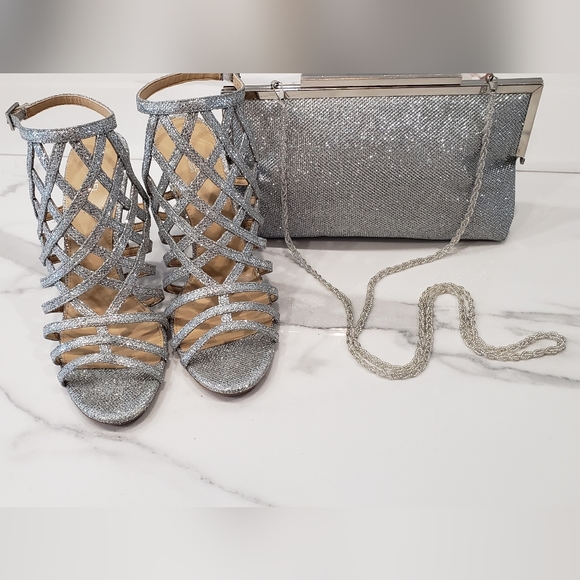 Michael Kors high heel open toe sandals - Picture 2 of 5